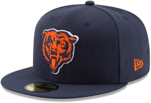 عصر جديد NFL 59FIFTY Chicago Bears Navy Team اللون شعار تاريخي مجموعة أصلية جاهزة في الملعب قبعة كرة القدم in Kuwait