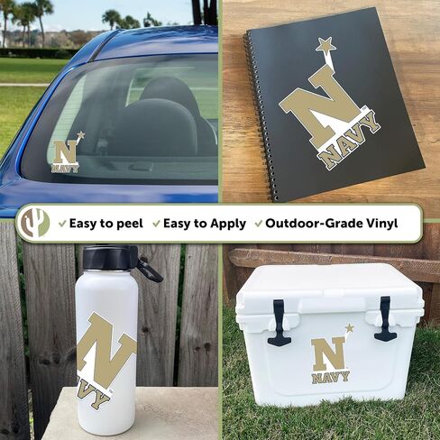 Desert Cactus United States Naval Academy Sticker Midshipmen Navy USNA Vinyl Decal Laptop Water Bottle Car Scrapbook Sticker (IND 00012) in Kuwait
