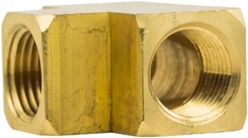 28027 Compressor Tee T Joint - for Compressors Piping Extension Parts - Pipe Hose Connector - 1/2" FNPT 1200 PSI -65°F to +250°F 2-1/4" length 1-5/8" tall 1-1/8" wide Solid Brass Heavy Duty in Kuwait