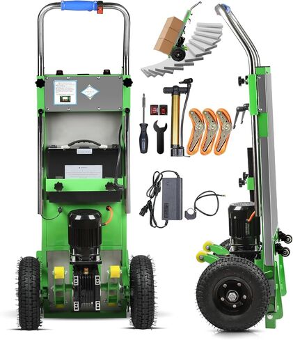Electric Stair Climbing Dolly, 1250W Electric Stair Climbing Hand Truck, 900lbs Max Load Capacity, 3 Mode Folding Stair Climber Hand Trucks with Telescopic Handle for Moving1 in Kuwait