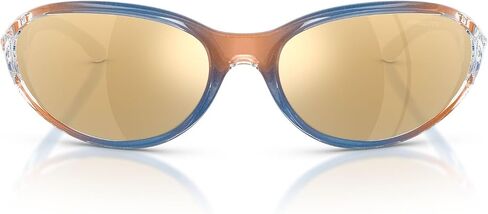 Arnette Mens AN4368 Raven Oval Sunglasses, Flashcoat Purple/Grey Mirrored Silver, 64 mm in Saudi Arabia