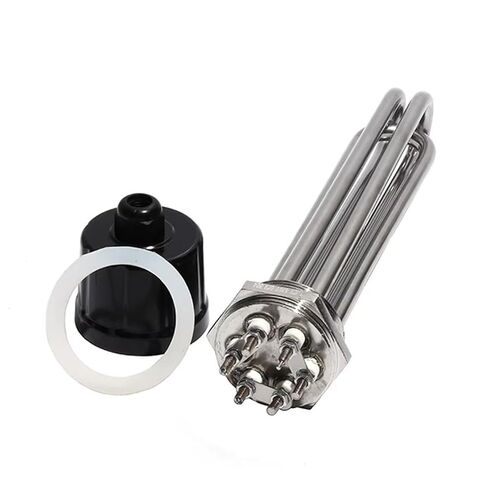 2 Inch DN50 All 304 Stainless Steel Heating Element for Solar Water Tank 220V/380V 3KW/6KW/9KW/12KW Electric Pipe 1Pcs(220V,12KW 355mm 304SUS) in Kuwait