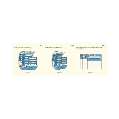 NKX25Z NAX2530Z Combined Bearings 25 * 37 42 30mm Needle Roller Thrust Ball Bearing with Cage NKX25 Z in Kuwait