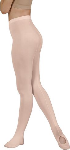 EUROTARD 219 EuroSkins Adult Mesh Convertible Black Seam Tights in Saudi Arabia