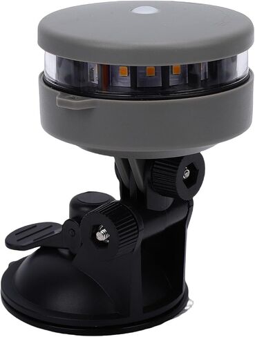 Garosa Boat Navigation Light 2NM LED Anchor Light with Suction Cup Base, IP67 & Battery Powered for Small Boats, Kayaks & Paddleboards in Kuwait