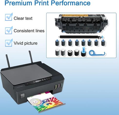 طقم صيانة المصهر CB388A RM1-4554 CB388-67903 CB388-67901 110 فولت | متوافق مع طابعات HP LaserJet P4014 P4015 P4515 P4014n P4015n P4515n in Kuwait