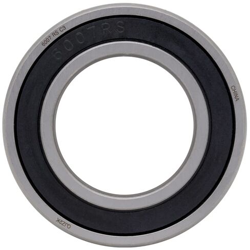 [2-Pack] 6007-2RS - Deep Groove Radial Ball Bearing 1.378 in x 2.441 in x 0.551 in (ID x OD x W) | 35 mm x 62 mm x 14 mm (ID x OD x W) with Double Rubber Seal, Clearance C3 in Kuwait