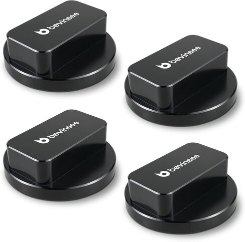 Bevinsee 4pcs Floor Jack Pad Adapter Aluminum Compatible with BMW & Mini E46 E90 E91 E92 E93 F30 F31 M3 F80 M3 G20 Jack Pad Frame Rail Protector Universal Silver in Kuwait