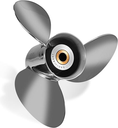 14 3/4 x 19 Stainless Steel Outboard Boat Propeller for Volvo Penta SX Drive All Models Engines 130-300 HP 3 Blades 19 Spline Tooth RH in Saudi Arabia