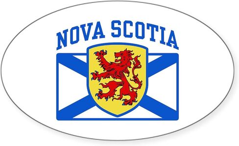ملصق سيارة CafePress Nova Scotia بيضاوي الشكل in Kuwait