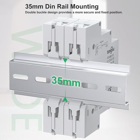 DIN السكك الحديدية الفولتميتر، DC 11V-310V DC الجهد متر، العرض الرقمي، 3 أرقام العرض، مع دليل المستخدم الإنجليزية in Kuwait