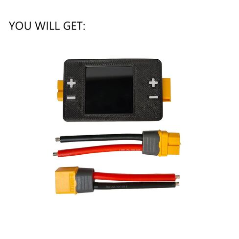 8-150V 25A Power Meter, with XT60 Interface LCD Display | LIPO Battery Tester, RC Voltage Capacity Power Analyzer, Battery Voltage Capacity Tester in Kuwait