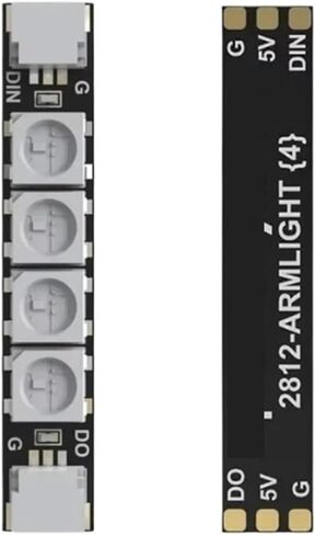مجموعة واحدة (4 قطع) شرائط SpeedyBee 2812 RGB قابلة للبرمجة - مصباح ذراع 5 فولت، متوافق مع إطار الطائرة بدون طيار RC Whoop Quadcopter وFPV in Kuwait
