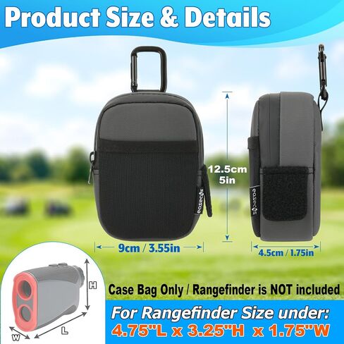 Golf Rangefinder Case Bag Compatible with Callway 300 Pro and Fit for Buhell V5 V4 V3 Yard Golf Laser Range Finder - Flag Pole Range Finder Protective Carry Bag for Professional Golfer in Kuwait