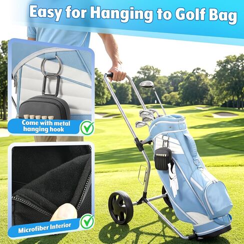Golf Rangefinder Case Bag Compatible with Callway 300 Pro and Fit for Buhell V5 V4 V3 Yard Golf Laser Range Finder - Flag Pole Range Finder Protective Carry Bag for Professional Golfer in Kuwait