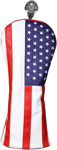 USA Golf Head Covers for Driver & Fairway Woods - Premium Leather Headcovers, Designed to Fit All Woods and Drivers (Fairway Cover) in Saudi Arabia