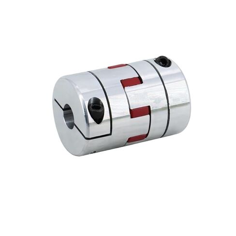Flexible Jaw Spider Plum Shaft Coupling Coupler D40L66 8/10/12/14/15/16/17-22mm Connector 2Pcs(15-17(5mm Keyway)) in Saudi Arabia