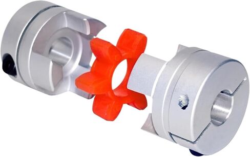 CF-03/BW series1PCS Flexible plum clamp coupler D45L78 shaft size Jaw shaft coupling 10/12/14/16/18/20/22/24/25mm D45 L78(12x17) in Kuwait