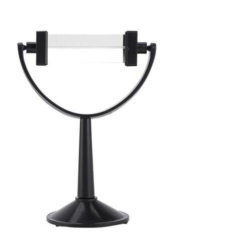 6.69 x 4.72in Optical Glass Triangular Prism with Stand, Equilateral Light Spectrum Prism for Physics Teaching, Science Experiments and Photography in Saudi Arabia