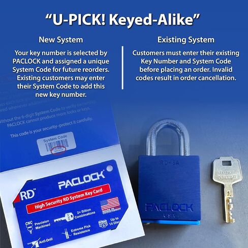 PACLOCK's 77-Series High Security Trailer Coupler Lock for 2-5/16" Couplers, High Security Rotating Disc, Integrated Stainless-Steel Cone Puck, Exclusive Key Number, Keyed Alike U-Pick! in Kuwait