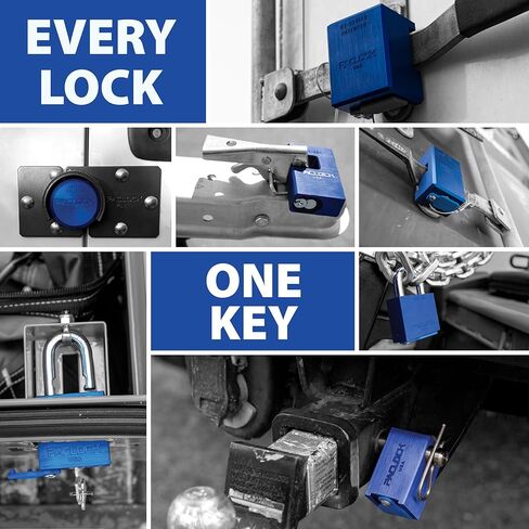PACLOCK's 77-Series High Security Trailer Coupler Lock for 2-5/16" Couplers, High Security Rotating Disc, Integrated Stainless-Steel Cone Puck, Exclusive Key Number, Keyed Alike U-Pick! in Kuwait