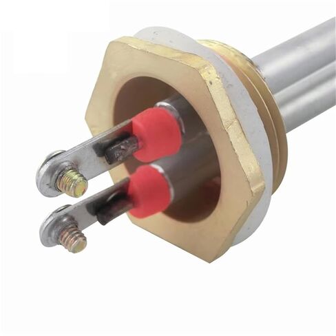 1 Inch DN25 Stainless Steel Copper Head Sauna Heating Tube 220V 3KW Electric Heater Pipe Water Boiler Element 1Pcs in Kuwait