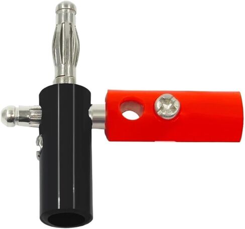 P3003 10pcs 4mm Banana Plug Connector Screw Locking Adapter No welding DIY Accessories For Speaker 5 Colors in Kuwait