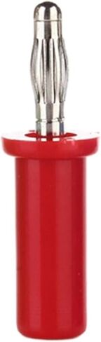 Adapter 4MM Banana Plug Pure Copper Black Red Banana Plug Connector Banana Jack Insulated Safety(Black) in Kuwait