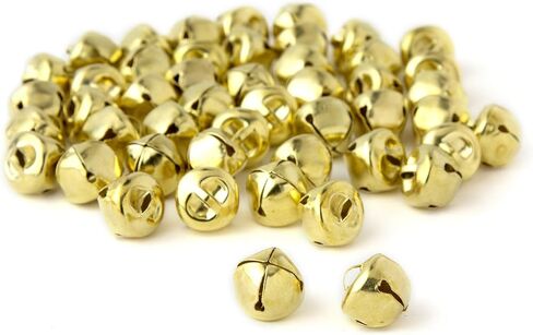 Cousin DIY Gold Jingle Bells .5 inch, 48 Pack in Kuwait