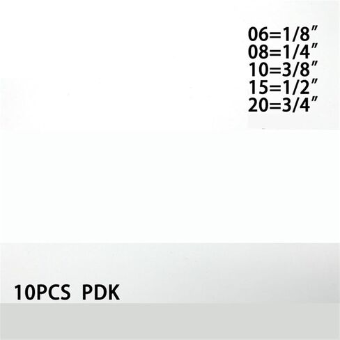 10 قطعة/الوحدة PDK 1/8 1/4 3/8 1/2 3/4 كاتم صوت العادم صمام خانق هوائي كاتم الصوت النحاس المناسب لأسطوانة الصمام (3/8 ") in Kuwait
