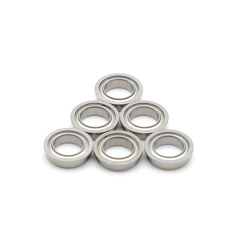 F6802ZZ 10pcs Flange Bearing 15x24x5 mm ABEC-7 Chrome Steel Metal Sealed High Speed Mechanical Equipment Parts in Saudi Arabia