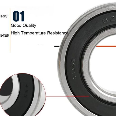10PCS S6003-2RS Bearing 17 * 35 * 10 mm ABEC-5 440C Stainless Steel S 6003RS Ball Bearings S6003 Stainless Steel Ball Bearings(10PCS) in Saudi Arabia