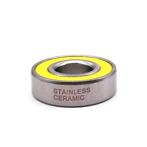 S6000-2RS Stainless Bearing 10 * 26 * 8 mm 2PCS ABEC-3 SC6000-2RS Bicycle Hub Front Rear Hubs Wheel SI3N4 Ceramic Balls Bearings in Saudi Arabia