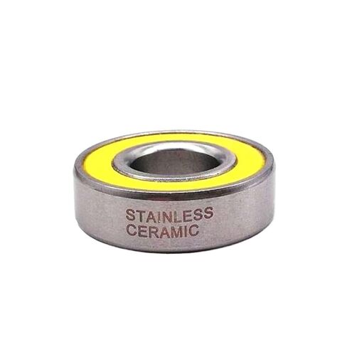 S6802-2RS Stainless Bearing 15 * 24 * 5 mm 2PCS ABEC-3 SC6802 Bicycle Hub Front Rear Hubs Wheel 15 24 5 Ceramic Balls Bearings in Saudi Arabia