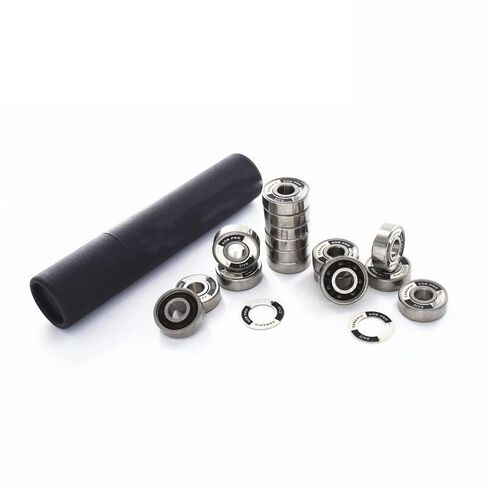 16PCS Si3N4 Black Ceramic Speed Bearing for Inline Skates Shoes Professional Race 608RS 7 Beads Bearings in Saudi Arabia