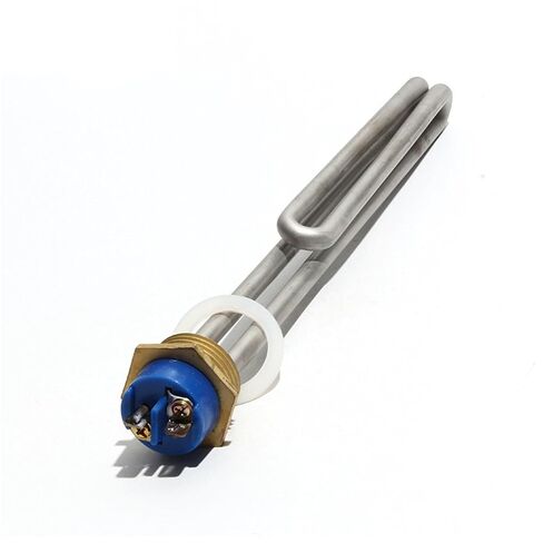 G1 NPT Copper Thread 110V 220V 380V Immersion Water Heating Element 1KW-6KW Folded Tube Solar 1Pcs(with Internal nut,110V_2KW 210MML) in Kuwait