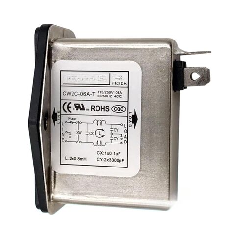 فلتر CW1D 220V 1A3A6A10A(CW2C-6A-T مفتاح أسود) in Saudi Arabia