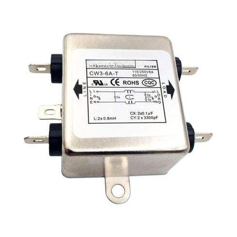 فلتر CW1D 220V 1A3A6A10A(CW2C-6A-T مفتاح أسود) in Saudi Arabia