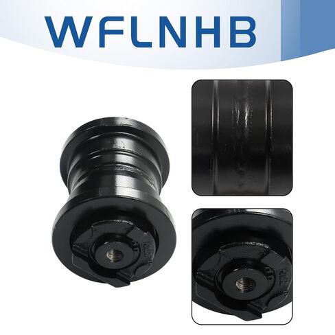 استبدال عجلة الجنزير السفلية WFLNHB للحفارة الصغيرة 20T-30-00070 | بديل لـ PC40-7 PC50UU2، عجلة المسار السفلية، أسود in Kuwait