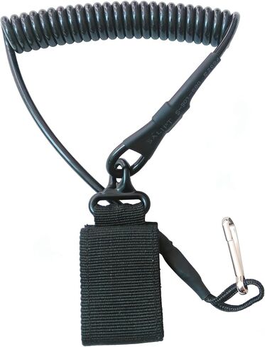 مشبك حزام مسدس تكتيكي مضاد للفقدان، حبل مرن قابل للسحب، حزام أمان عسكري للشرطة، أشياء أمنية، مصباح يدوي، كاميرا، محدد المدى، المشي لمسافات طويلة، EDC MOLLE Gear in Kuwait