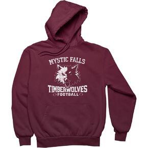 Donkey Tees Mystic Falls Timberwolves - Salvatore 17 Donovan 6 Lockwood 1 كرة القدم جيرسي ستايل هوديي in Kuwait
