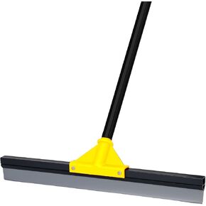 Heavy Duty Floor Squeegee with 50.8" Metal Long Handle for Concrete, Tile, Bathroom Glass & Window Cleaning - 17" Rubber Blade Removes Garage & Shower Standing Water in Saudi Arabia