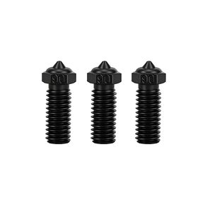 3 قطع فوهات فولاذية صلبة لـ R QIDI Q1 Pro/X-Max 3 / Q1 Pro/X-Plus 3 / X-Smart 3 Extruder hotend، فوهات مقاومة درجات الحرارة العالية لملحقات R QIDI 3D (0.4 مم) in Kuwait