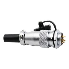 WS28 Front and Rear Nut Socket 4-Pin Reversible Cable Sheath Connector TQ+ZMQ Aviation | Plug26core in Kuwait