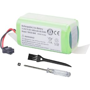 Vacuum Cleaner Battery for Amarey A800 A900 for Onson J10C for iMartine C800 for Goovi F007C D380 for Tesvor X500 Pro for Coredy R500 R550 R580 R600 R650 R3500 R3500S Vacuum Cleaners 14.4V 3400mAh in Saudi Arabia