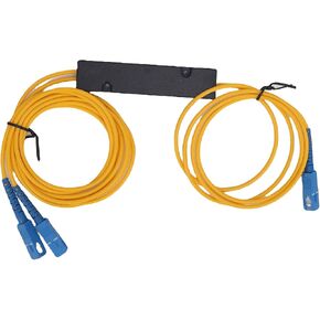 1 to 2 Optical Fiber Splitter Single Mode G657A1 SC FC LC ST Telecom Grade Tapered Coupler with ABS Resin Housing for 1310-1550nm Wavelength Transfer in Saudi Arabia