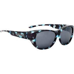 Jonathan Paul Allure Polarized Fitover Sunglasses in Grape Demi with Grey Lenses in Kuwait