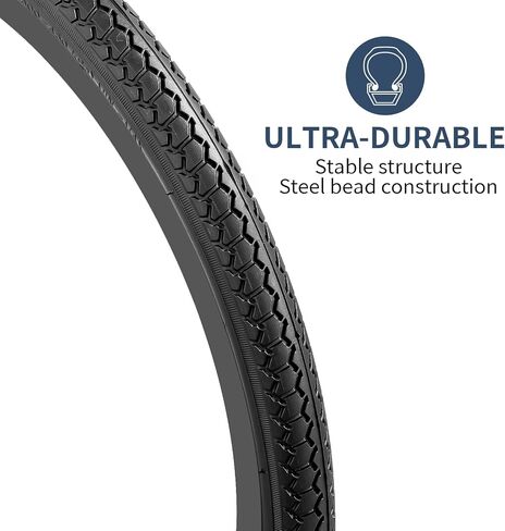 YUNSCM 2-PCS 24X1 3/8 (37-540) إطارات الدراجة وأنابيب الدراجة 24 بوصة AV32MM صمام Schrader متوافق مع إطارات الكراسي المتحركة 24 × 1 3/8 24x1 3-8 إطارات وأنابيب دراجة الطريق (Y-1394) in Kuwait