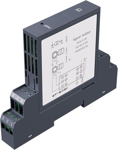 DC24V 0-75mV إشارة المعزل إلى 4-20mA 0-10mA 0-20mA 0-10V المعزل إشارة التناظرية 1 في 1 خارج 2 في 2 خارج محول الإشارات التناظرية (0-10mA) in Kuwait
