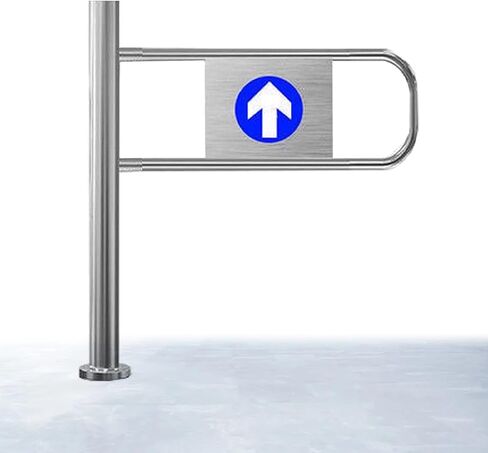 Swing Gate, Self-Closing Automatic Rebound Door for Supermarket Aisle, Stainless Steel, 100cm in Saudi Arabia